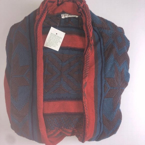 Blu Pepper Waterfall Cardigan Size L - Picture 3 of 6